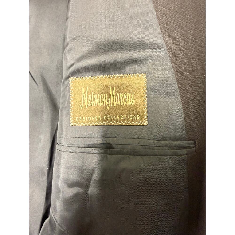 Giorgio Armani Le Collezioni 100% Wool jacket Men’s 41-L Navy Made in Italy - Picture 2 of 14